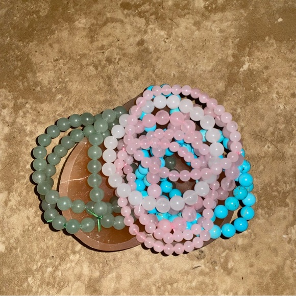 Turquoise handcrafted AAA+ Grade Crystal Bracelets.Brand New. - Picture 4 of 4